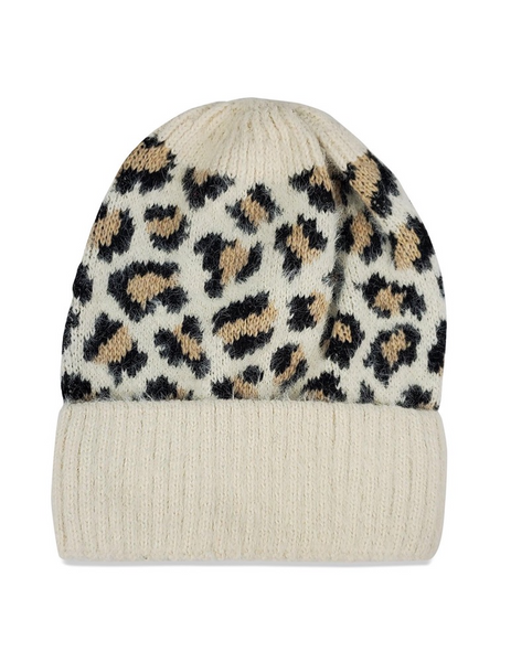 Leopard Beanie